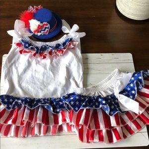 4th of July ready! 🇺🇸🎇 custom 3 piece!